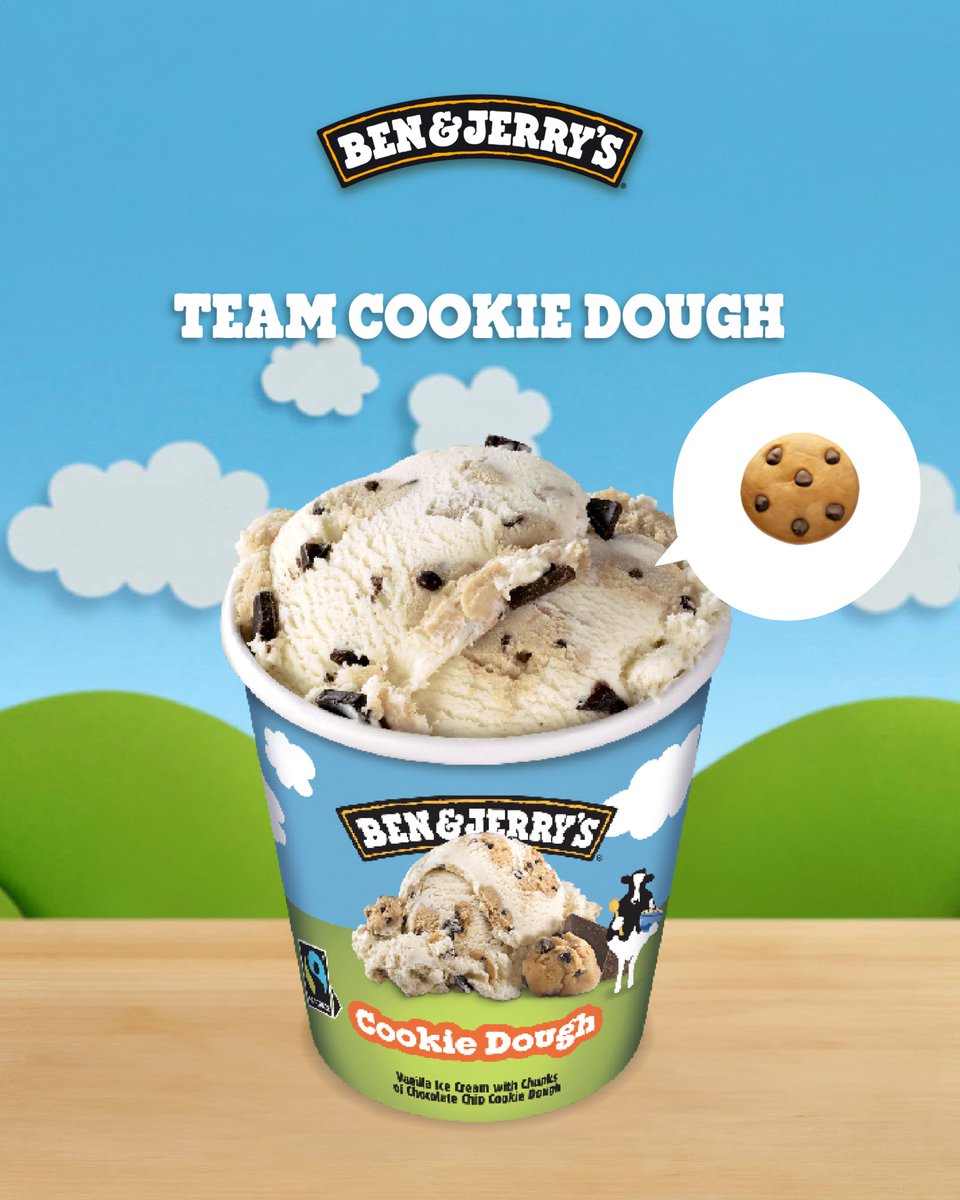 BenAndJerrysEs's tweet photo. ¡Comenta de qué team eres! 
(Aunque seas del teamque seas... 
 We dough you💙🍪) https://t.co/hfWSggywqG