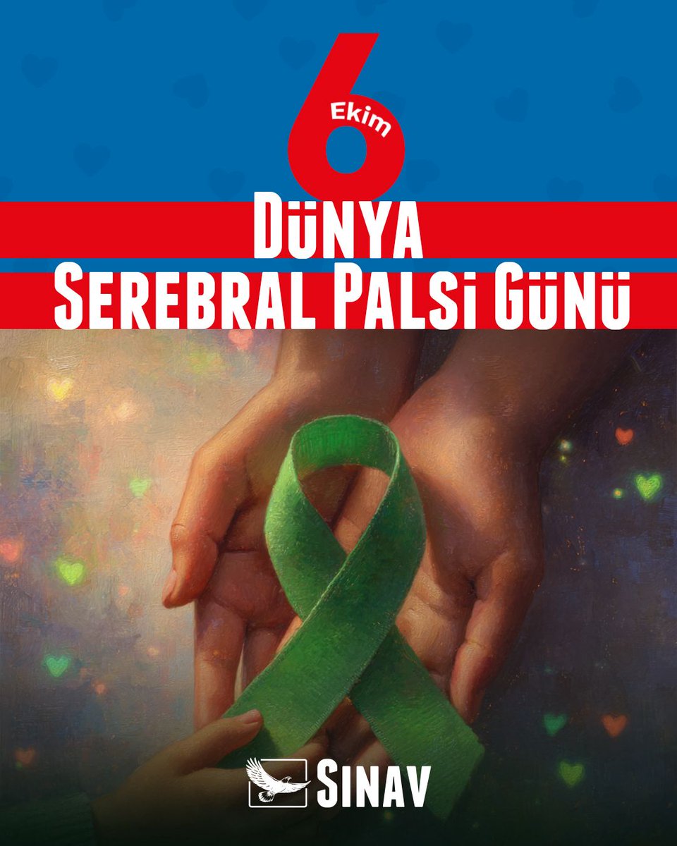 6 Ekim Dünya Serebral Palsi Farkındalık Günü; hareket, duruş ve dengeyi etkileyen bu nörolojik duruma dikkat çekmek ve toplumsal farkındalığı artırmak için önemli bir gündür.
Serebral Palsi ile mücadele eden tüm bireylerin ve ailelerinin yanındayız. 💚

#dünyaserebralpalsigünü