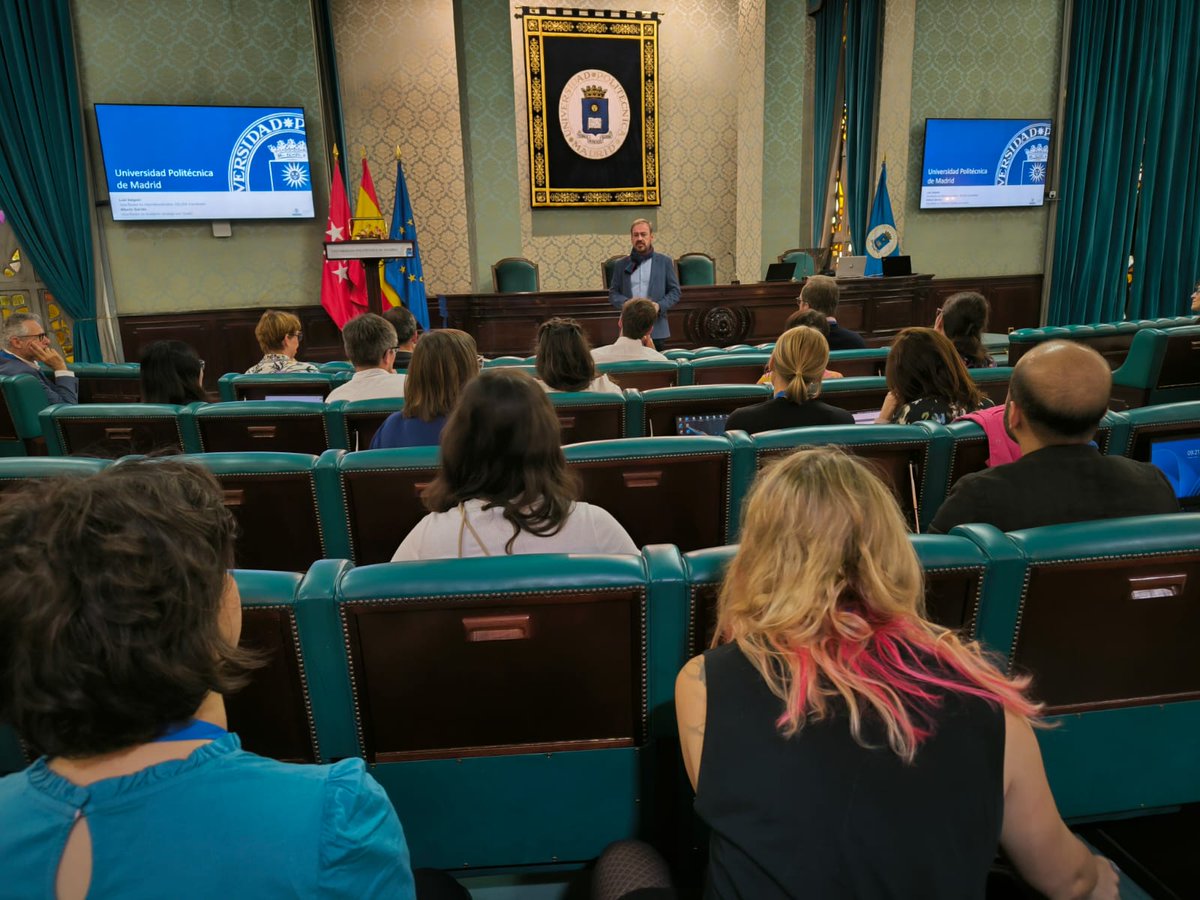 La_UPM's tweet image. Hoy comienza la UPM-FAU International Staff Week, tres días en los que investigadores y personal de la universidad alemana, socia de la alianza #EELISA, se acercan a la Politécnica de Madrid para conocer nuestras actividades y compartir mejores prácticas.
#somosUPM #FAU