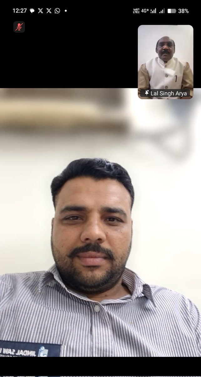 dhirajpataliya9's tweet image. રાષ્ટ્રીય એસ સી મોરચા ના અધ્યક્ષશ્રી લાલસિંહ આર્ય જી અને પ્રદેશ અધ્યક્ષ શ્રી ગૌતમભાઈ ગેડીયા જી દ્વારા આવતી કાલે ભગવાન મહર્ષિ વાલ્મિકી જન્મ જયંતિ કાર્યક્રમો ના ભાગ રૂપે વર્ચ્યુઅલ મિટિંગ માં માર્ગદર્શન લીધું..
@LalSinghArya