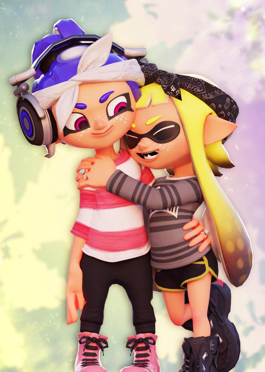 Yannistuff's tweet photo. C0MMISSION for @MayuBamBow4K 

#Splatoon3 #Splatoonart #Splatoonfanart #Blender3d #Blender #Photoshop https://t.co/fk04RkDQaR