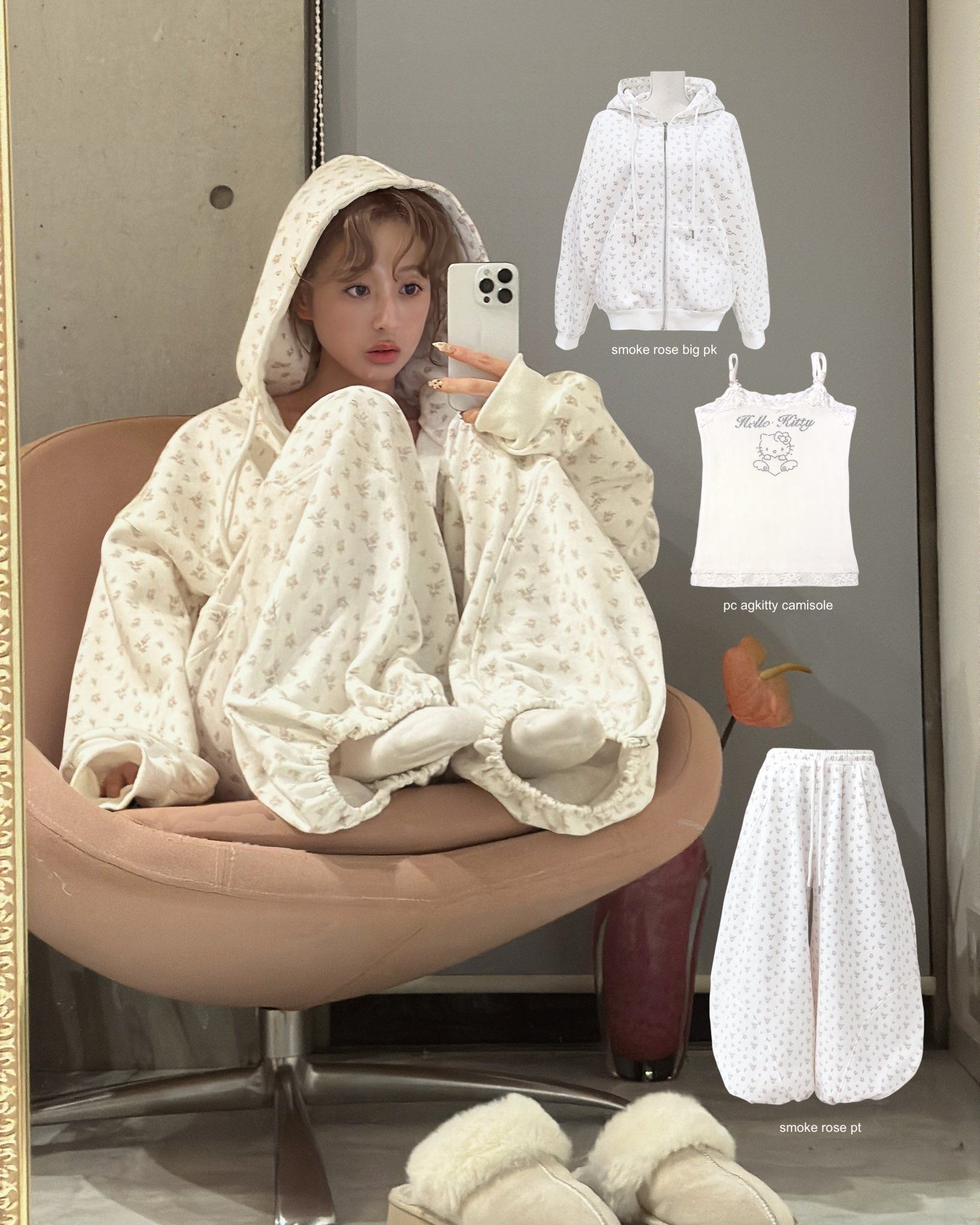 pc agkitty camisole ペリキュール Pellicule ピンク pc agkitty camisole｜PELLICULE | ぺリキュール