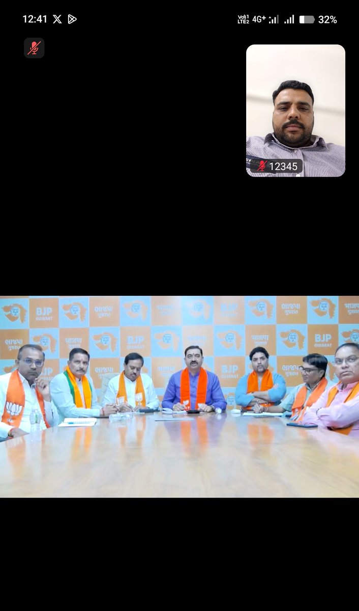 dhirajpataliya9's tweet image. રાષ્ટ્રીય એસ સી મોરચા ના અધ્યક્ષશ્રી લાલસિંહ આર્ય જી અને પ્રદેશ અધ્યક્ષ શ્રી ગૌતમભાઈ ગેડીયા જી દ્વારા આવતી કાલે ભગવાન મહર્ષિ વાલ્મિકી જન્મ જયંતિ કાર્યક્રમો ના ભાગ રૂપે વર્ચ્યુઅલ મિટિંગ માં માર્ગદર્શન લીધું..
@LalSinghArya