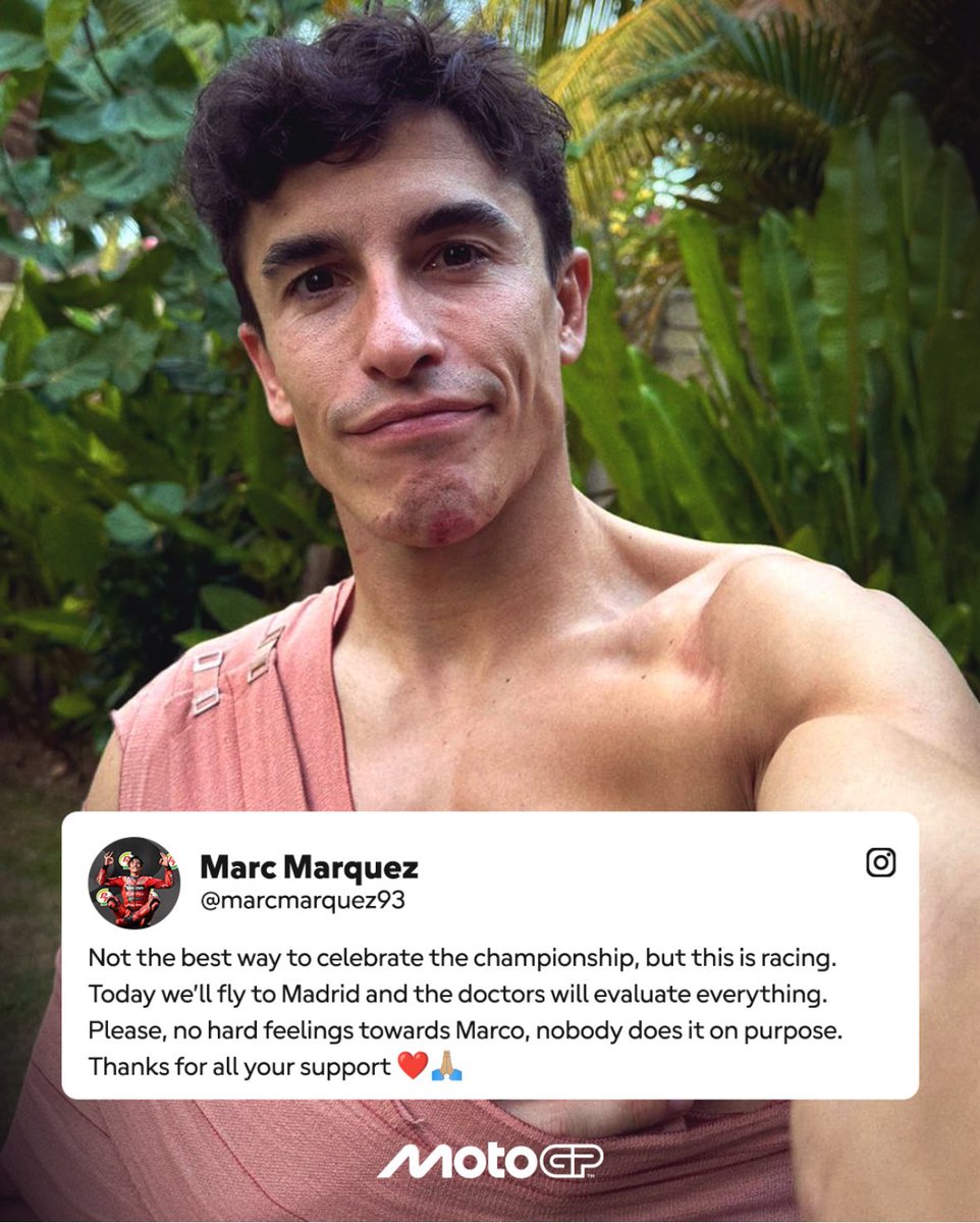 La pasada semana             Esta semana es
fue campeón en                  campeón fuera
pista.                                       de la pista.