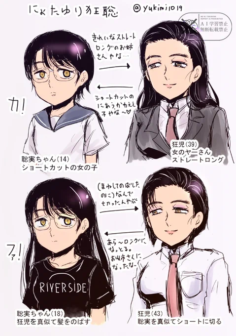 にょたゆり狂聡(女体化注意)
3914と4318 