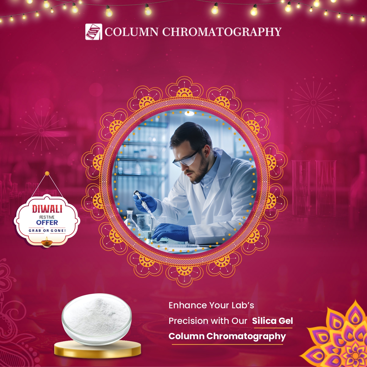 SorbchemIndia's tweet image. Enhance Your Lab’s Precision with Our  Silica Gel Column Chromatography

Exclusive Offer: Get 10% off for new customers only! 

column-chromatography.com

#Chromatography #LabEquipment #SeparationScience #FreeSample #LabSupplies #DiscountOffer
