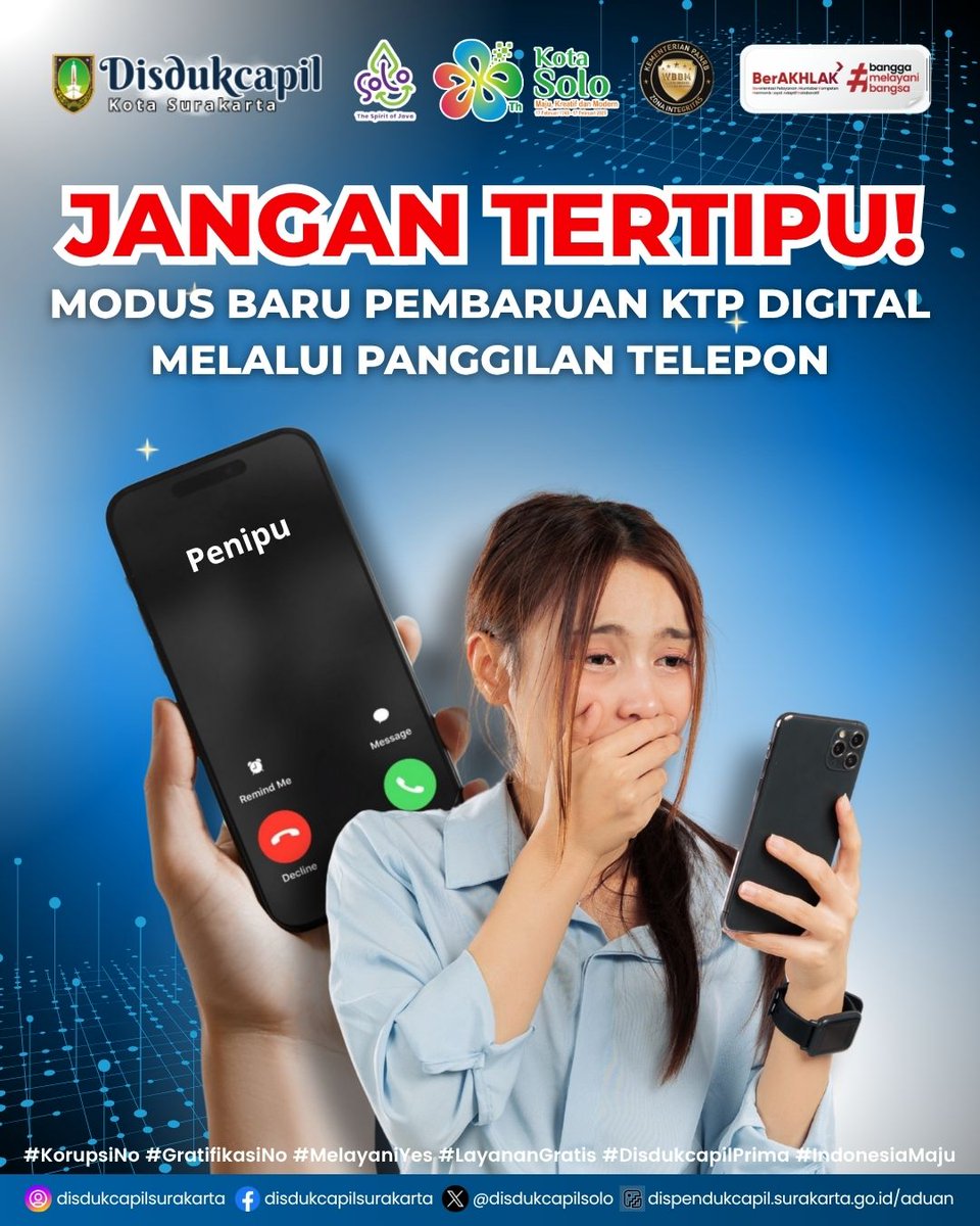 Dinas Kependudukan dan Pencatatan Sipil Surakarta tweet media