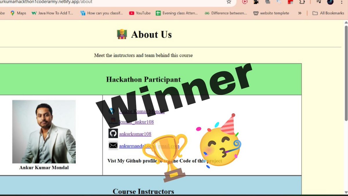 ankur_kumar108's tweet photo. From 𝟮𝟭𝟬𝟬+ 𝘀𝘁𝘂𝗱𝗲𝗻𝘁𝘀 to 𝗥𝗮𝗻𝗸 𝟮𝟭! 🎉Defence Challenge - Accepted Recently, I joined a 𝗵𝗮𝗰𝗸𝗮𝘁𝗵𝗼𝗻 𝗯𝘆 @CoderArmy where more than 𝟮𝟭𝟬𝟬 𝘀𝘁𝘂𝗱𝗲𝗻𝘁𝘀 participated and got 𝗥𝗮𝗻𝗸 𝟮𝟭 Thankyou @rohit_negi9 @adityatandon02 #WebDevelopment https://t.co/Uy9TGLobeb
