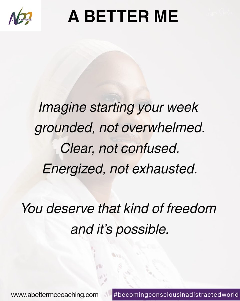 abetterme1906's tweet image. ✅Remind yourself: Rest is not a reward, it’s a fuel.

You can still be driven and peaceful.
Still grow without burning out.

Here’s to a grounded week ahead. Cheers!

#abetterme 
#mondayreset
#overcomeoverwhelm  
#consciousliving #becomingconsciousinadistractedworld