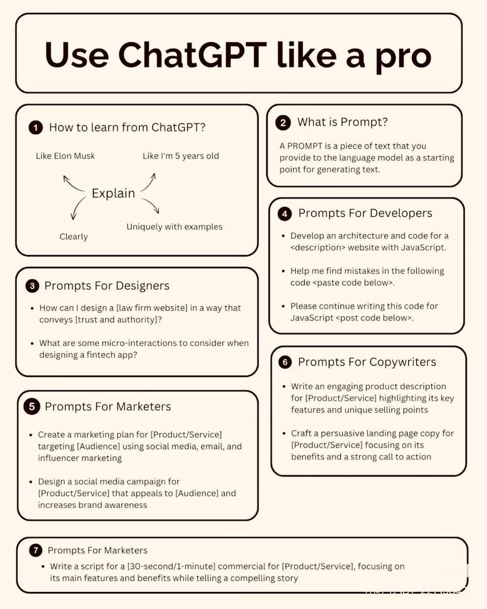 heyDhavall's tweet photo. 7 ways to make ChatGPT your smartest teammate https://t.co/tE3XbspDqJ