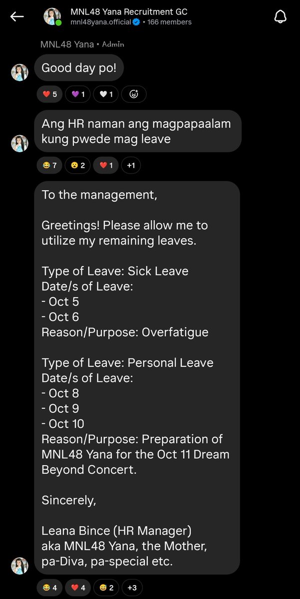 witty talaga ng HR ng emenel hahahaha

#MNL48Yana #MNL48 <a href="/mnl48official/">MNL48</a>
