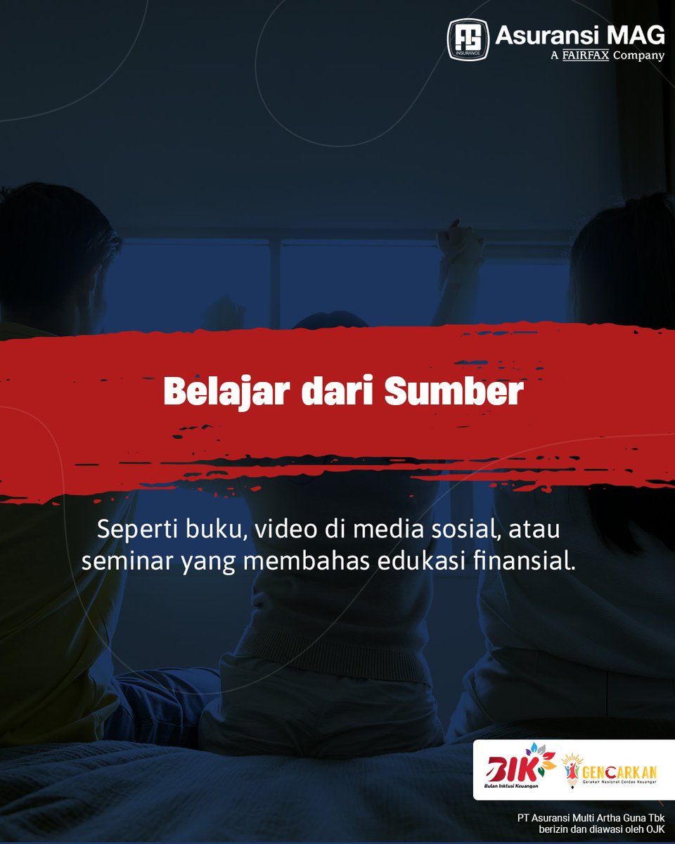 Literasi keuangan penting untuk mewujudkan keuangan keluarga yang inklusif. Asuransi MAG mendukung dengan perlindungan yang tak hanya menjaga finansial, tetapi juga membantu keluarga memahami pentingnya perencanaan keuangan yang sehat.
#AsuransiMAG #BIK2025