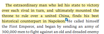 SinoLityoutube's tweet image. Herbert Giles usually gets Chinese history right, but he&apos;s way off comparing Qin Shi Huang to Napoleon. Napoleon forged a short-lived empire; Qin Shi Huang forged a people, territory and language into a civilisation that lasted 2,000 years.