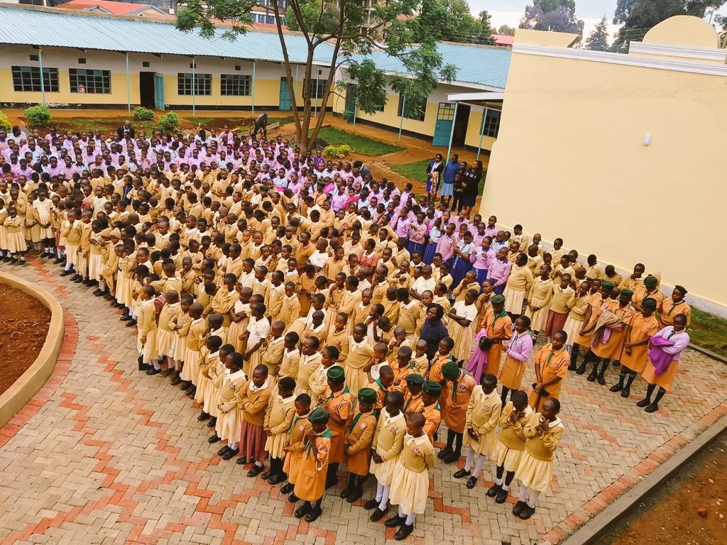 DidmusWaBarasa's tweet photo. From vision to reality, the transformation is breathtaking! 

An overhaul of 26 classrooms, Cabro installation, and modern tiling works are set to give our girls at _Kimilili RC Girls Primary School a vibrant learning environment that truly matches their big dreams.

Two weeks to go and the promise of a better tomorrow keeps unfolding before our eyes.
#DidmusBarasaGov27 #EducationMatters