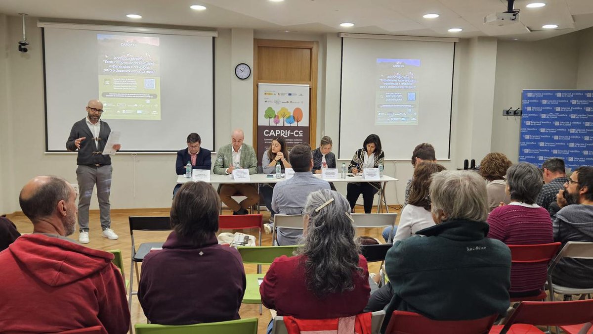 caprifcc's tweet photo. Os participantes nas Xornadas técnicas "Ecoturismo en Ancares-Courel: experiencias e reflexións para o desenvolvemento rural" concluíron que factores como a comunicación ao exterior, a gobernanza e o consenso multinivel son fundamentais para crear un proxecto de destino conxunto. https://t.co/FUeSkvcqQ5