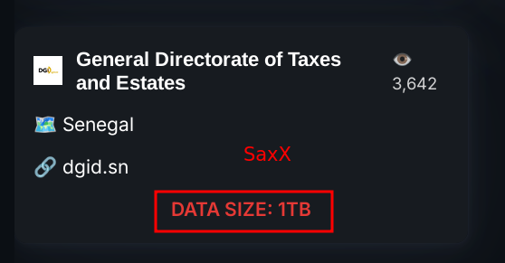 _SaxX_'s tweet image. 🚨🔴 Cyberattaque DGID Sénégal 🇸🇳 : Le groupe Black Shrantac mentirait peut-être ? Nouveaux rebondissements encore 👇🏾

Je suis l&apos;affaire de la cyberattaque qui touche la DGID pour vous et j&apos;essaie d&apos;en profiter pour faire bcp de pédagodie.

Hier nuit encore, la revendication de…