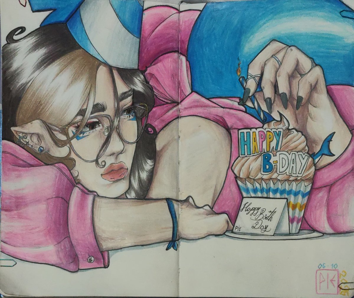 pie_e_e_e's tweet photo. Feliz aniversário pra mim.
(Eu acho)
#birthday #librian #art https://t.co/iLi1Xx7P0t