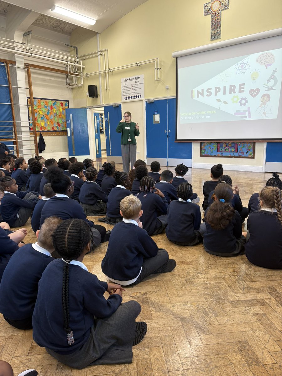 Kicking off World of Work week with an assembly!😌