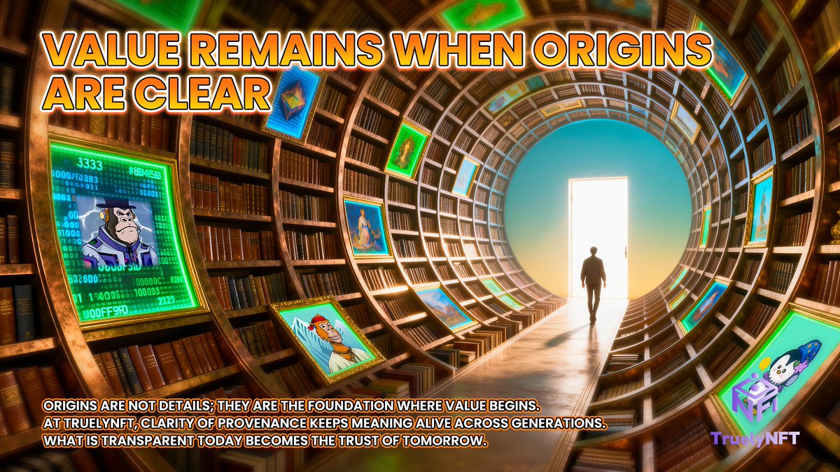 Truely_NFT's tweet image. 💎 Value lasts when its origin is clear.
🌐 At TruelyNFT, each piece holds an unerasable history that turns art into proof.
🛡 Authentic origins protect meaning and identity, letting stories travel through time.

#TruelyNFT #AuthenticityMatters #ProvenOrigin #CulturalLegacy