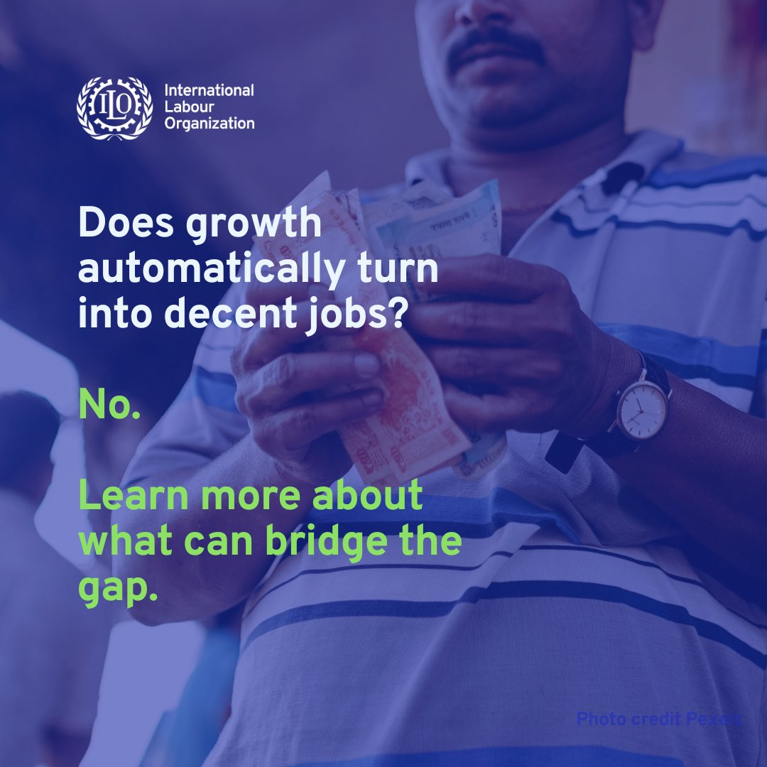 ILOAsiaPacific's tweet image. #EmergingEconomies like India face a double challenge: grow fast and create #DecentJobs. 

Pro-employment policies, like strategic spending, job multipliers and labor-aware monetary frameworks, can drive #InclusiveDevelopment.

read more here🔗tinyurl.com/4ke7avkz