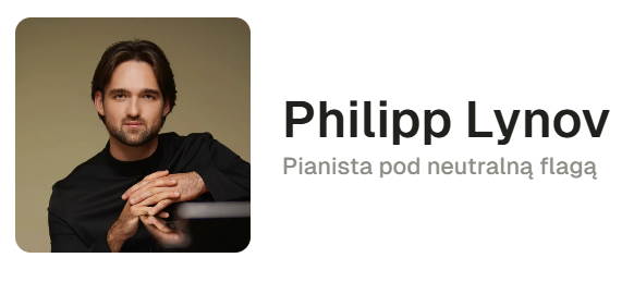 Robert_Kot_'s tweet photo. 🎹 Philipp Lynov na #Chopin2025
Laureat Konkursu Paderewskiego, dziś wystąpi pod neutralną flagą.
Rosyjski pianista, mistrz precyzji — w cieniu wojny, która wciąż rani Ukrainę.
Muzyka nie zna granic, ale pamięć nie milknie. 🇵🇱🇺🇦
#Warszawa #NeutralFlag #PaderewskiLegacy https://t.co/EQ6NYQhtcH