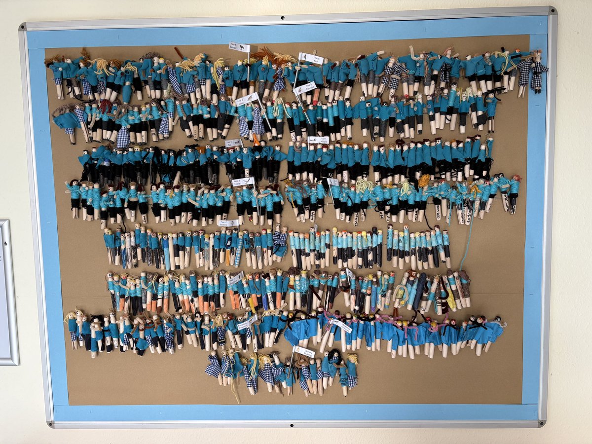Thank you Mrs Berry. Our new whole school display looks amazing!