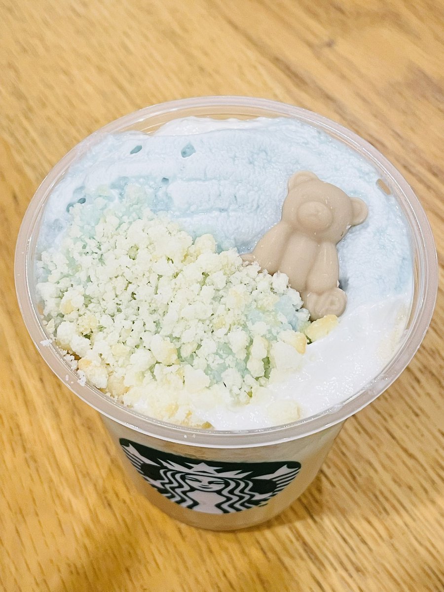 J21L13's tweet image. ジェラートピケ🧸🩵

めっちゃ かわいい( ⸝⸝&amp;gt;⤚&amp;lt;)⋈*.。

 #スタバ 
 #ジェラートピケ