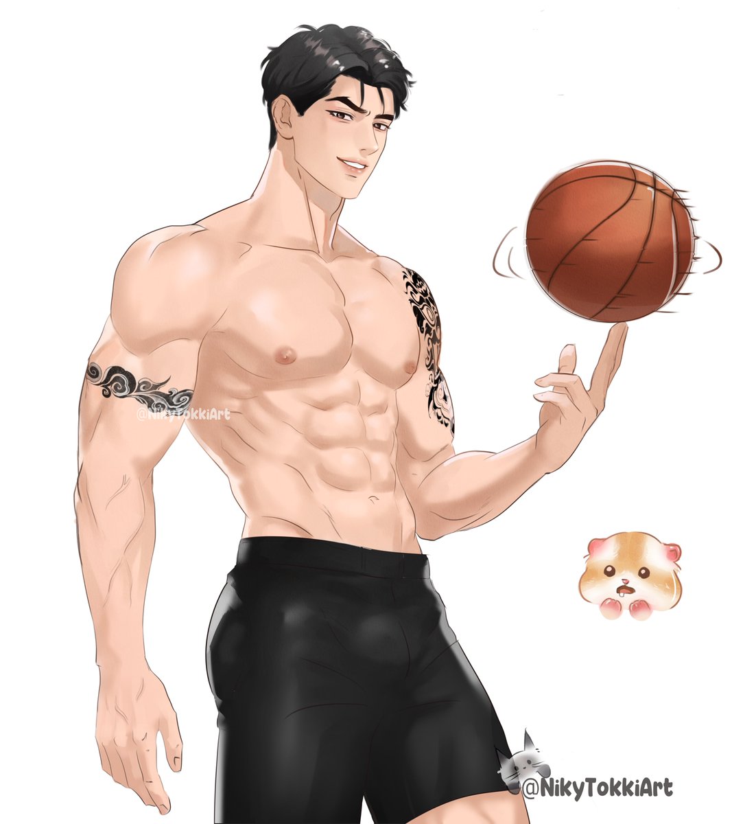 NikyTokkiArt's tweet photo. #Jinxtober2025
Day 5 – Sports 🏀
I had to whip this one up fast ‘cause I’m late again HAHAHA 😭����
Jae definitely looks like he was born to shine on the basketball court… 😏🔥

#징크스 #manhwabl #jinxfanart #Jinxmanhwa #bl #fanart https://t.co/nSl1RVuIqq
