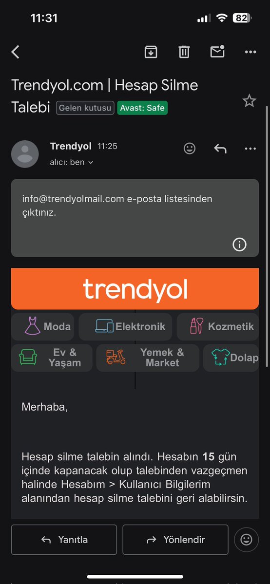 Türk milliyetçileri, Trendyol hesaplarını iptal etmeye devam ediyor.

#trendyolboykot