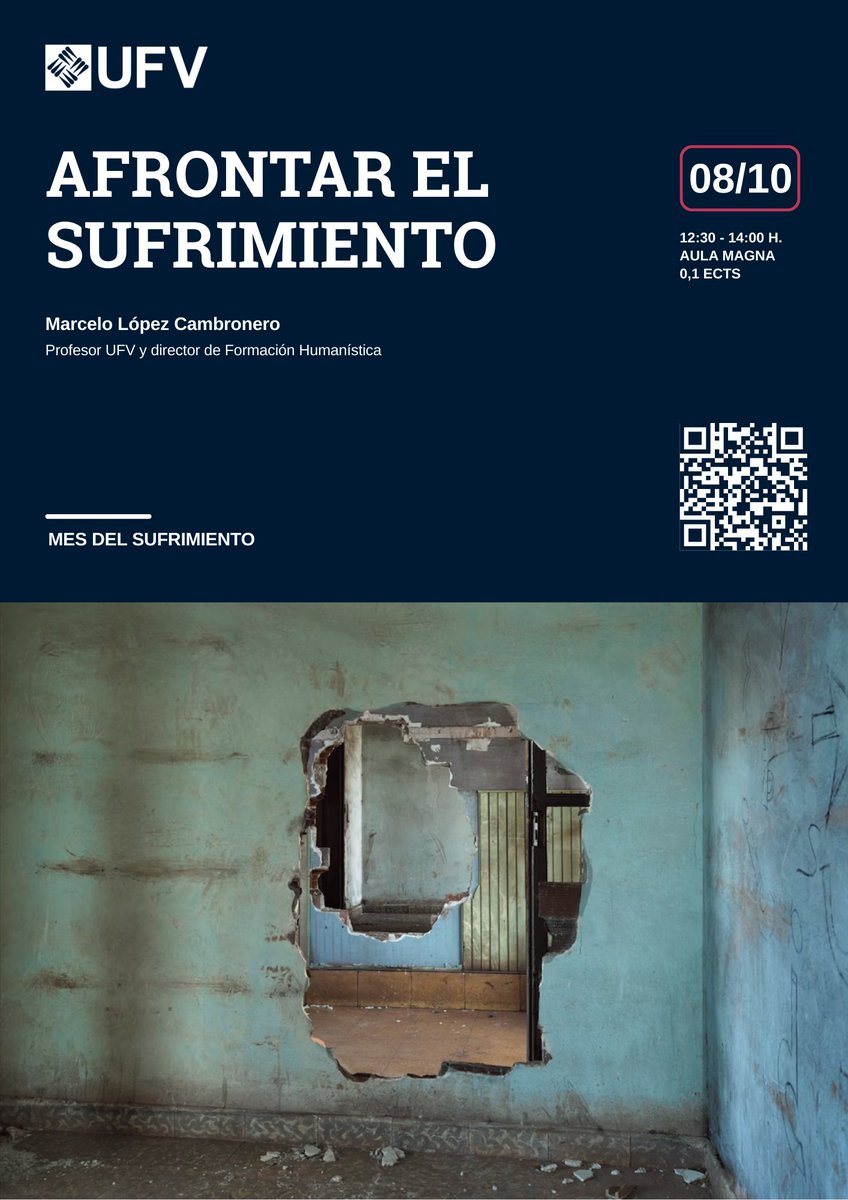 Nos vemos este miércoles 8 en la charla de Marcelo López, director del depto. de Humanidades de la <a href="/ufvmadrid/">Universidad Francisco de Vitoria</a>. Inscríbete aquí: ufv.jotform.com/252574387035866