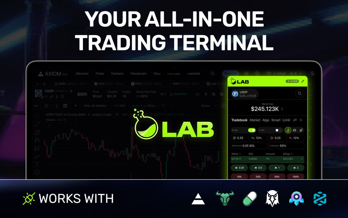 RaeBitWhiz's tweet image. look beyond the buzzwords and @LABtrade_ starts to resemble a toolkit for serious traders
they offer "cross chain execution" "real time metrics" "loyalty airdrops" and even an "open API" for devs
imagine spinning up custom bots or dashboards in hours instead of weeks, that’s…