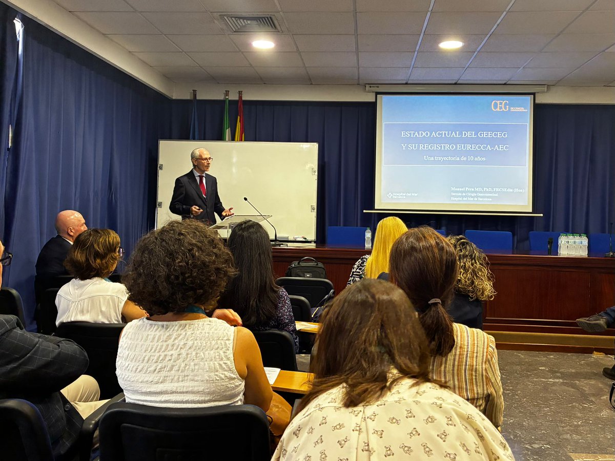 Hospital del Mar (@hospitaldelmar) on Twitter photo VII Jornada científica del grup espanyol EURECCA de càncer esofagogàstric (GEECEG) al <a href="/RICOMSevilla/">Colegio de Médicos de Sevilla</a>
El Dr. <a href="/ManuelPera11/">Manuel Pera</a> va dirigir la jornada, que va comptar amb el Professor John Reynolds, <a href="/stjamesdublin/">St James's Hospital</a> <a href="/tcddublin/">Trinity College Dublin</a>
La Dra. <a href="/mariglesiascoma/">Mar Iglesias</a> va dirigir la reunió de patòlegs VII Jornada científica del grup espanyol EURECCA de càncer esofagogàstric (GEECEG) al <a href="/RICOMSevilla/">Colegio de Médicos de Sevilla</a>
El Dr. <a href="/ManuelPera11/">Manuel Pera</a> va dirigir la jornada, que va comptar amb el Professor John Reynolds, <a href="/stjamesdublin/">St James's Hospital</a> <a href="/tcddublin/">Trinity College Dublin</a>
La Dra. <a href="/mariglesiascoma/">Mar Iglesias</a> va dirigir la reunió de patòlegs