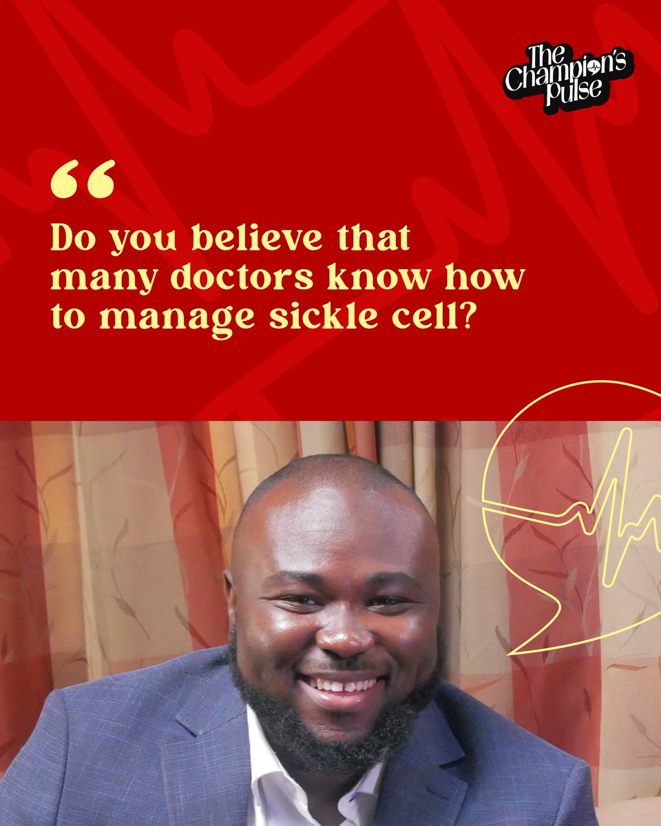 sicklecellnig's tweet photo. Episode 5 is one you’ll want to revisit.
If you haven’t listened yet, now is the time.
And if you already have, these quotes will remind you why her story matters.
🎧 Listen now via link in bio.
#TheChampionsPulse #SCFN #SickleCellAwareness https://t.co/GoAilz9q2O