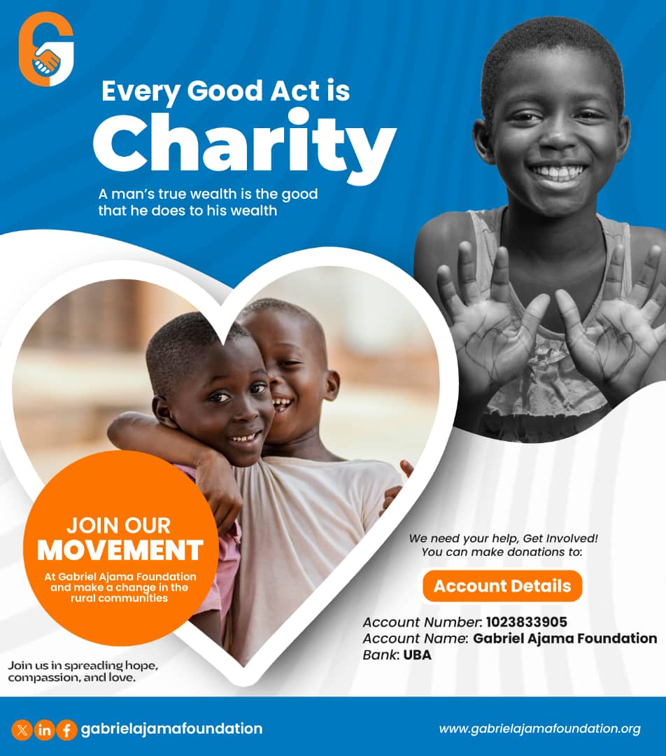 G_AFoundation's tweet photo. It’s a new week, and the Gabriel Ajama Foundation remains committed to it's mission to bring growth and sustainable development to rural communities with the focus of  providing quality education to underprivileged girls
#GAF #GirlsEducation #MondayMotivation
@SDG2030 @UNESCO @UN https://t.co/3oRutl4YuK