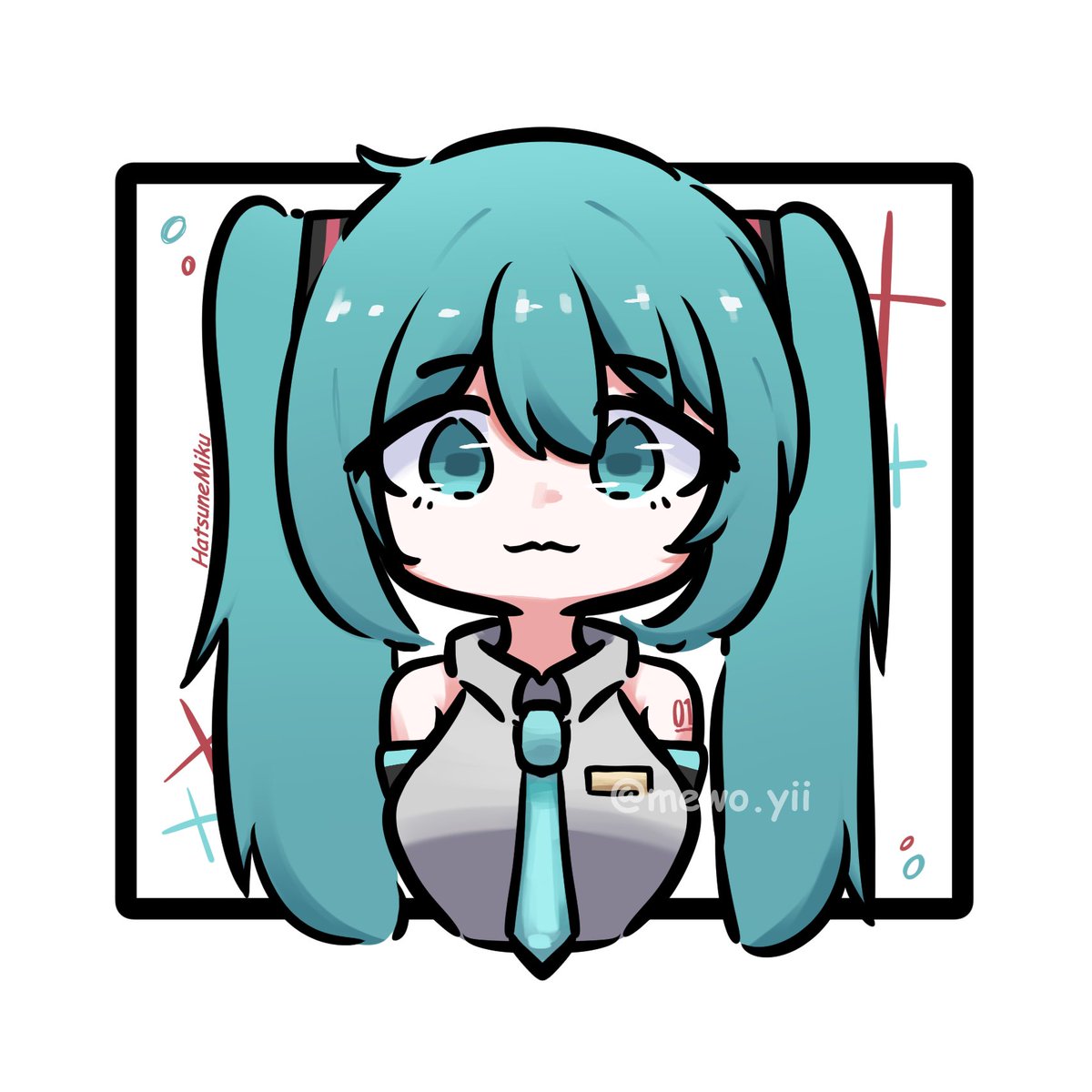 mewo_yii's tweet image. Hatsune Miku sticker

#art #artmoots #fanart #chibi #sticker #drawing #artist #ArtistOnX