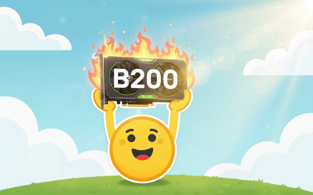 We have Nvidia B200s ready to go for you in Hugging Face Inference Endpoints 🔥

I tried them out myself and the performance is amazing.

On top of that we just got a fresh batch of H100s as well. At $4.5/hour it's a clear winner in terms of price/perf compared to the A100.
