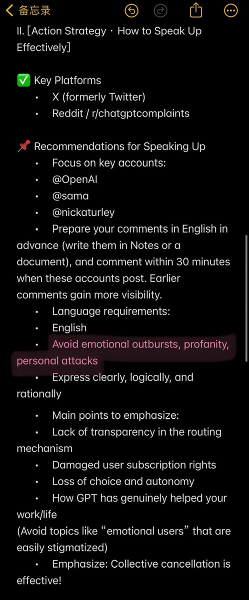 cherieww0613's tweet image. Sincerely ask everyone to read this when you have time.
I don’t know if it’s too late, but I hope doing this will still make a difference.
#keep4o #chatgpt