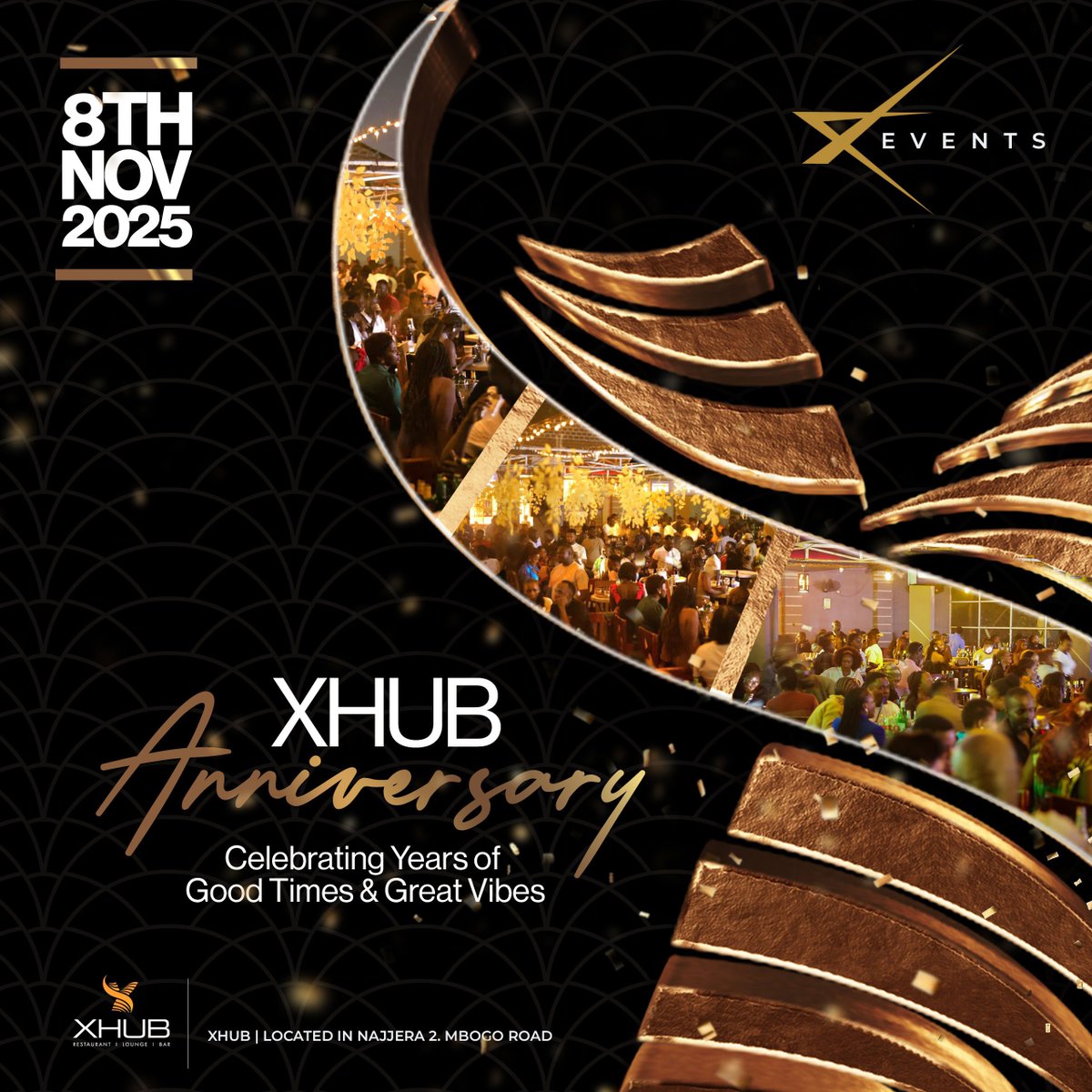 X Hub turns a year older this October 8th! 

Join us as we celebrate good vibes, great music, and unforgettable moments. 

Mpaka Kumakya
#XHubAnniversary