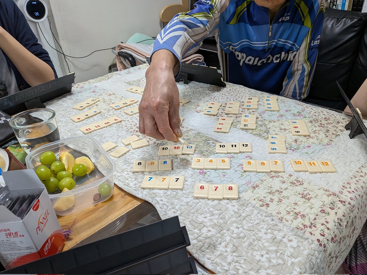 spaghetticodeP's tweet image. 가족루미큐브사상 첫 1등 달성