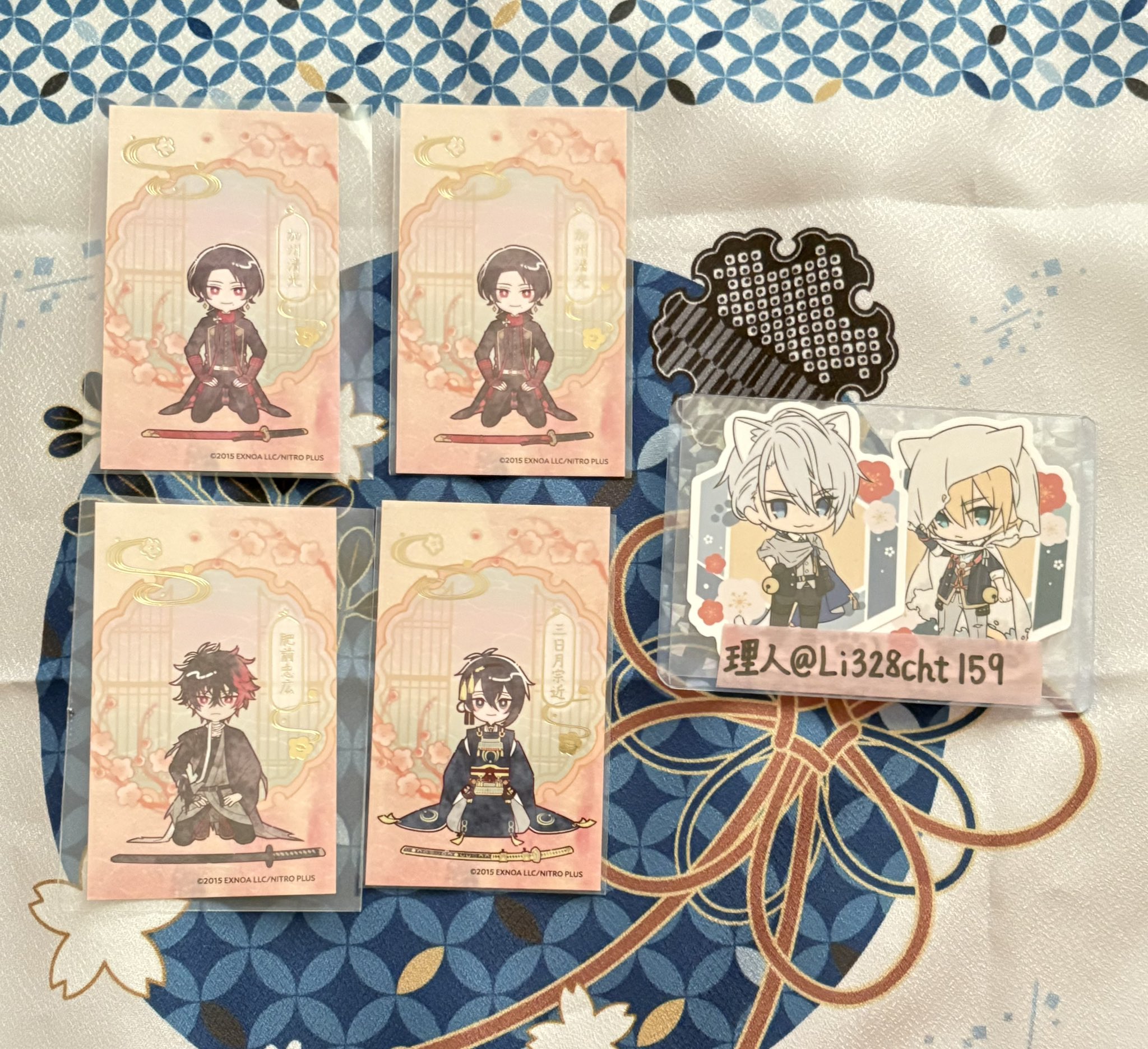 刀剣乱舞　アニメイトカフェ　箔押しカード　18点セット　② まとめ売り futaba-刀剣乱舞 on X: 