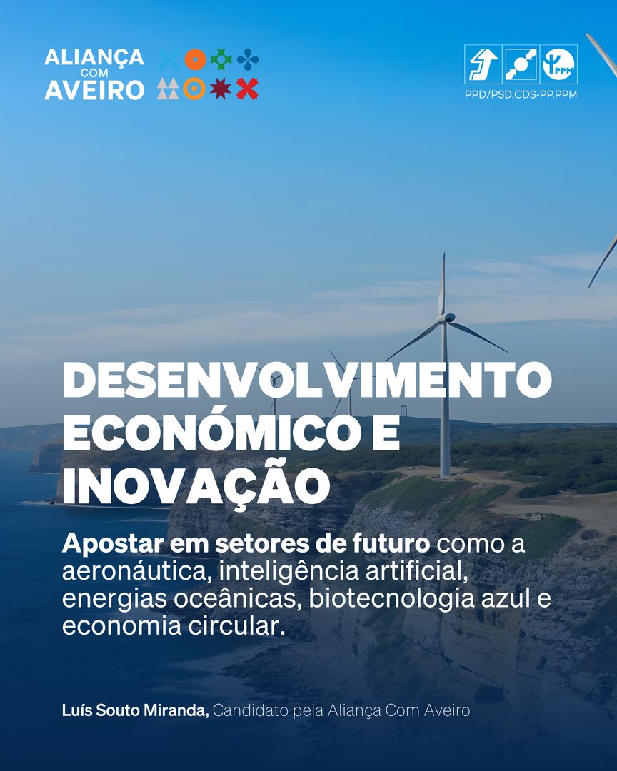 maisaveiro's tweet photo. Aveiro tem de continuar a inovar com as pessoas, para as pessoas.

📲 Consulta o programa completo: https://t.co/yJWrulZU33

💙✌️🧡 Pela felicidade dos Aveirenses.
🤝 Com as Pessoas. Por Mais Aveiro. https://t.co/QF9nbbVgZ5