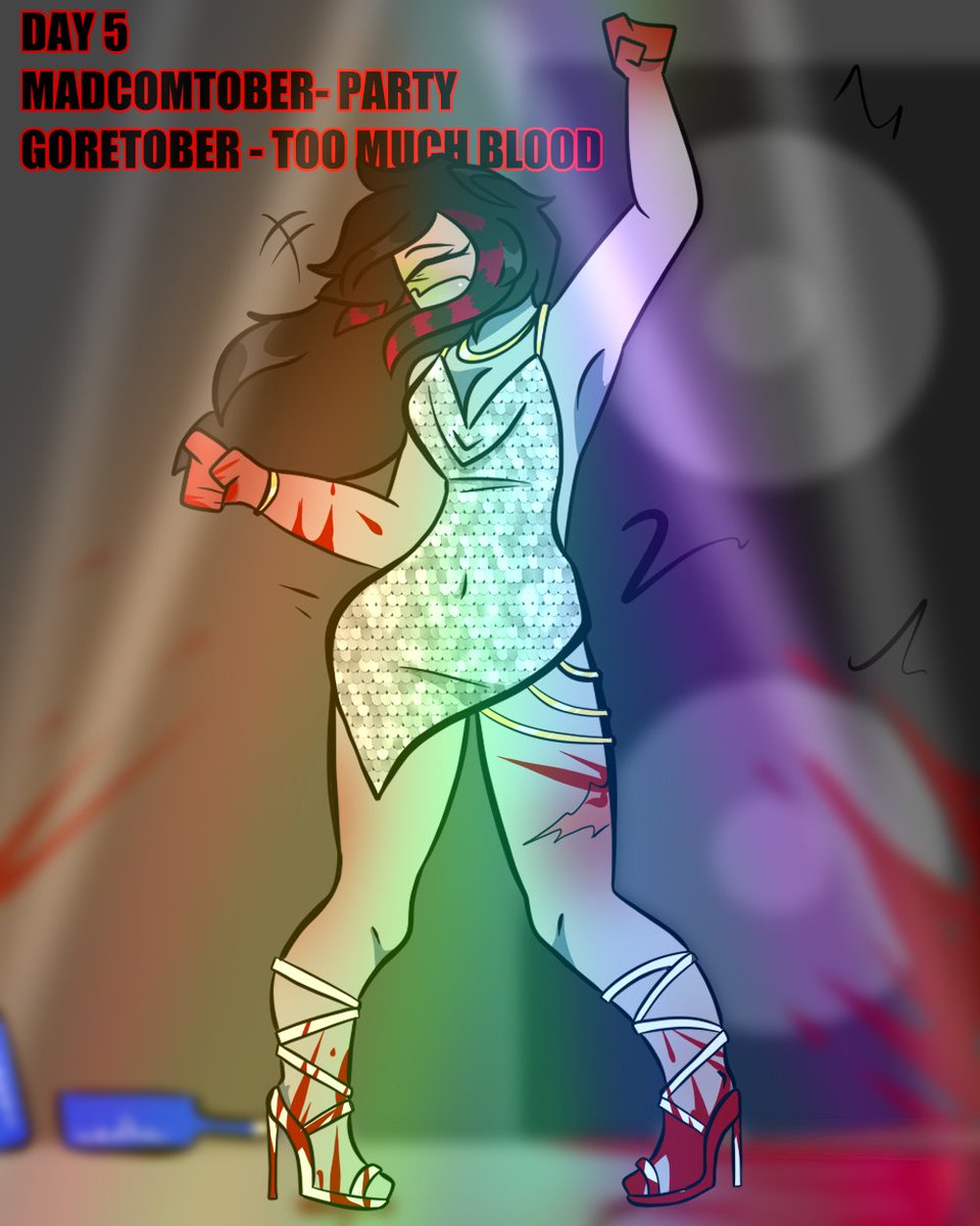 H3roinDust's tweet photo. At least she's smiling, maybe artificially, but it's something.
.
.
- A little bit late, im so sorry but im sick rn:(
TAGS: #madcomtober2025 | #goretober2025 | #madcom | #madnesscombatoc https://t.co/LR35851bQv