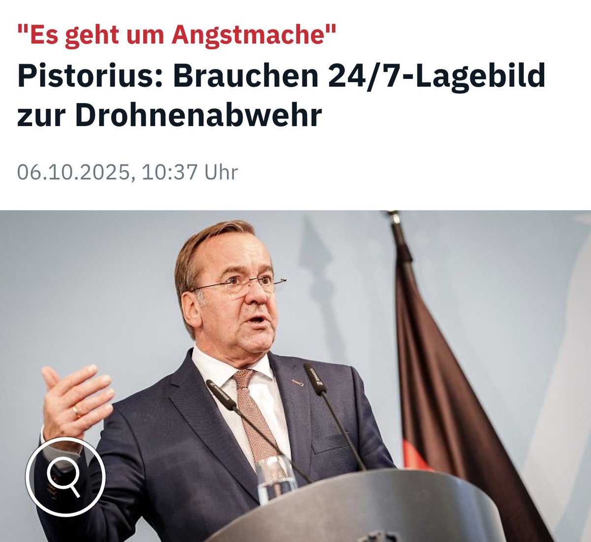 LilitThyra's tweet photo. "Es geht um Angstmache"

Angst machen möchte uns aber nicht Russland, sondern unsere eigene Regierung!!! https://t.co/Q75FthTKNX