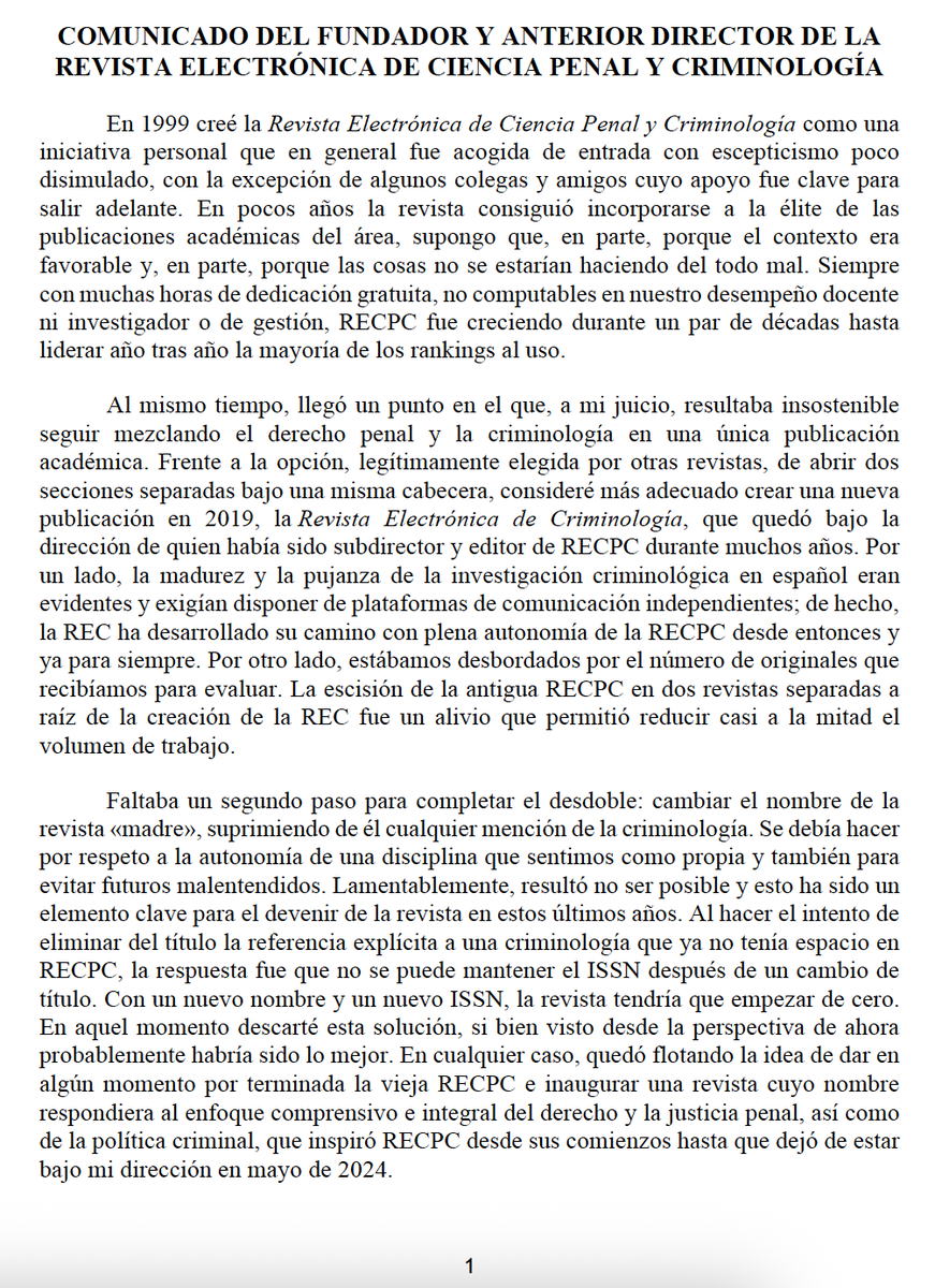 Asociación Profesorado Derecho Penal tweet media
