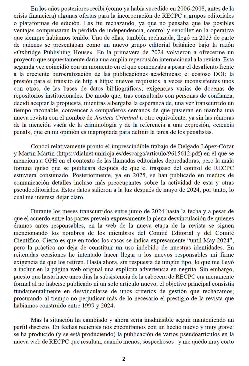 Asociación Profesorado Derecho Penal tweet media