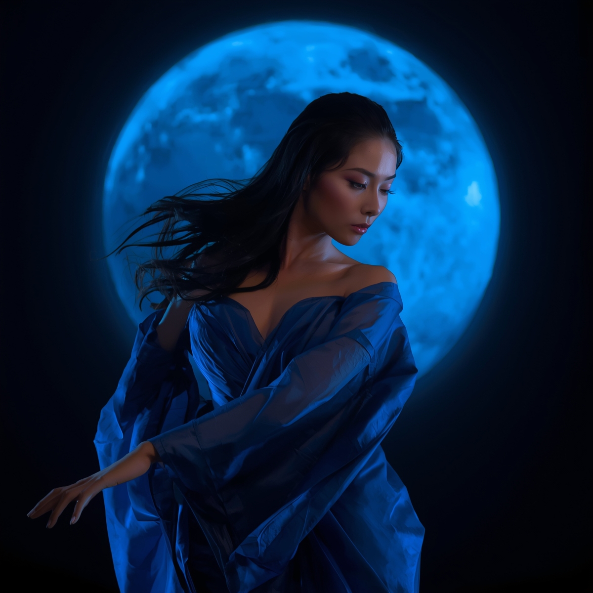 ElOso2022's tweet photo. Butoh dancer under the moon 月夜に舞う舞踏家 !!! #japaneselady #underthemoon #japanesedtyle #japaneseart #japanesedancer #japon #bigmoon #nochedejapon #lunagrande #butohdance #dancing #dancinginthedark #dancinginthenight #bailarina #japonesa #nochedeazul #bluenight #BlueMoon https://t.co/fT1qLzASaf