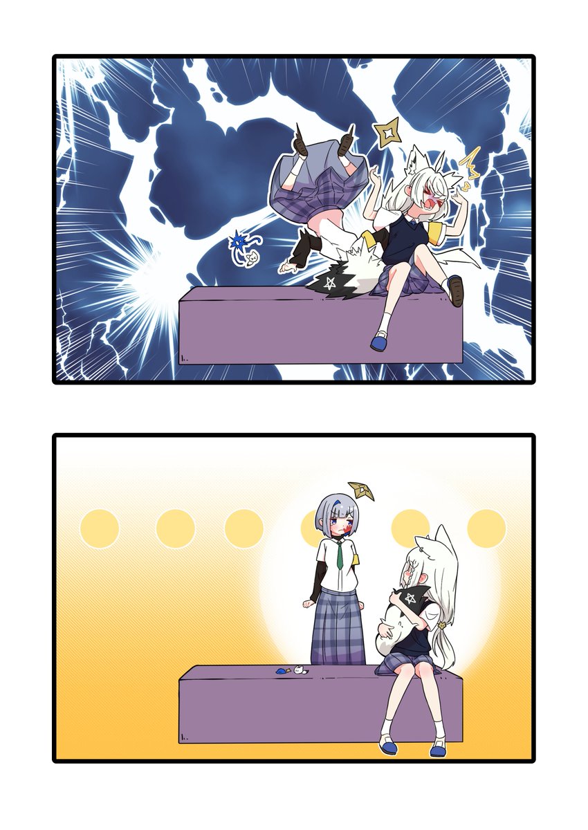 DezHsieh's tweet photo. 【第四話】
ご入室の際はノックをお願いいたします🚪
#かなたーと #絵フブキ https://t.co/S3QHGkJLkG