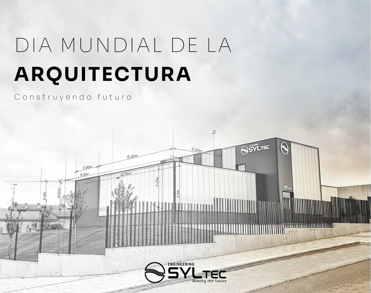 Hoy celebramos el #DíaMundialDeLaArquitectura.

Cada proyecto es una oportunidad para construir un entorno más sostenible, eficiente y humano.

En SYLTEC unimos diseño, ingeniería y compromiso ambiental para crear espacios que perduran.

#ArquitecturaSostenible #SYLTEC