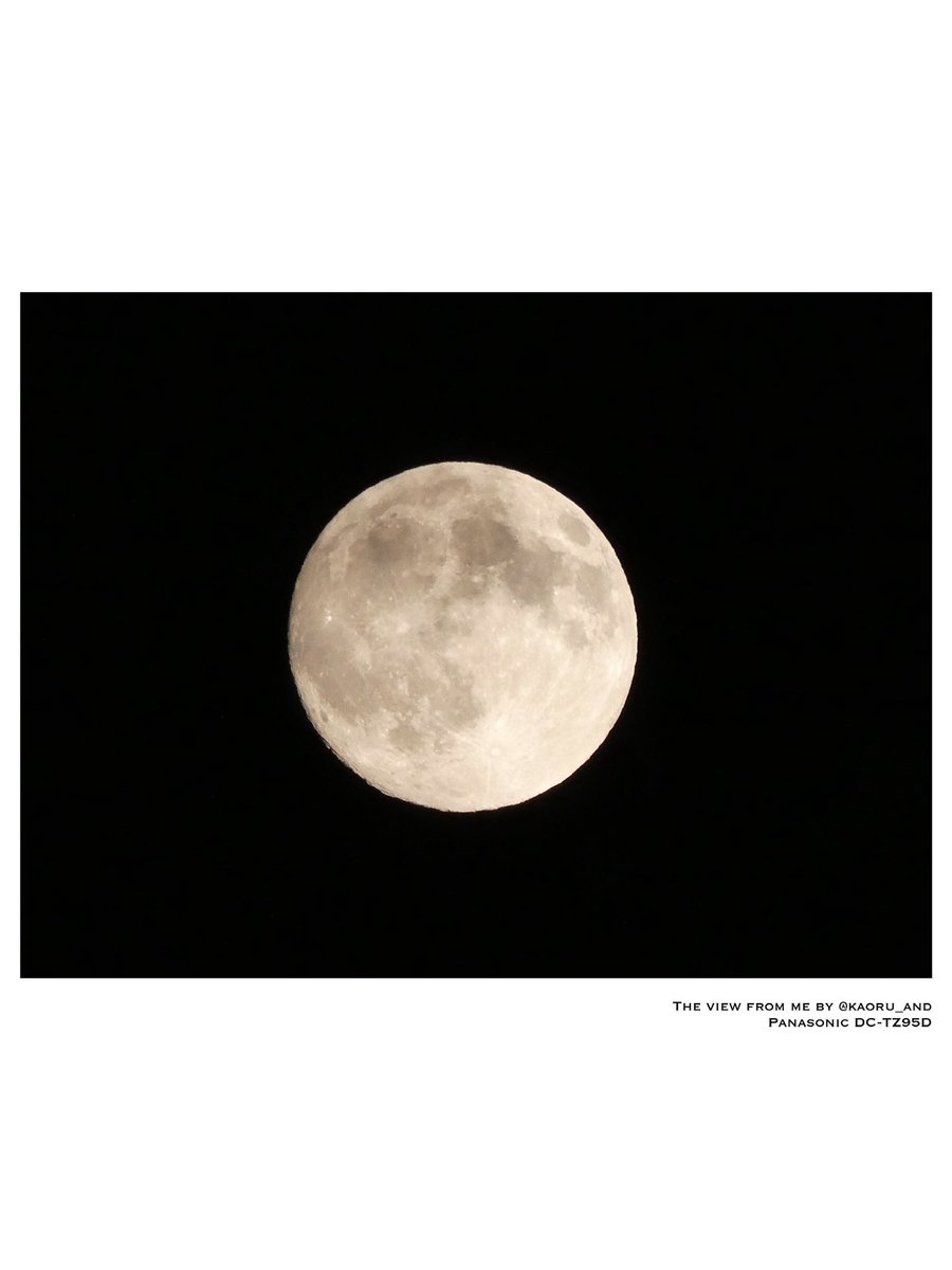 kaoru_and's tweet photo. 十五夜 #LUMIX #TZ95D https://t.co/sOkUxoO8Y8