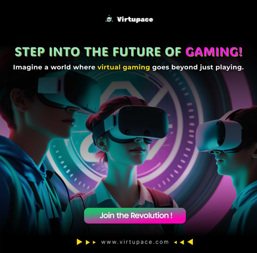 Virtupace_'s tweet photo. 👾 The future of gaming isn’t coming…?
It’s already here. ⚡

🌐 VirtuPace is where virtual gaming + blockchain collide →
🚀 Seamless. Immersive. Limitless.

👉 Join the revolution: https://t.co/4KK7jpAjru

#VirtuPace #GameFi #Metaverse #BlockchainGaming https://t.co/WYFJDxYLxQ